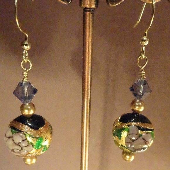 Hand-crafted artisanal earrings made from authentic Murano lampwork - Picture 11 of 11